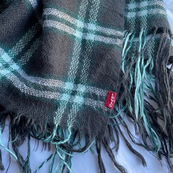 Plaid Scarf Set Blanket Oversized Long One Size - Picture 10 of 13